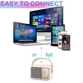 thumbnail image 3 of Altavoz Bluetooth Dosmix Retro Vintage Decor Beige, 3 of 8