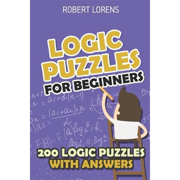 Pre-Owned Logic Puzzles for Beginners: Clouds Puzzles - 200 Logic Puzzles with Answers (Paperback) by Robert Lorens