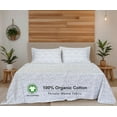 thumbnail image 3 of RUVANTI 100% Organic Cotton Sheets - California king Sheet Sets - 4 Piece Percale Weave Bedding, Crisp, Cooling & Breathable, Soft & Durable, 16" Deep Pocket, Hotel Quality Sábanas - Ornate Oasis, 3 of 6