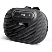 Sunitec Bluetooth Handsfree Car Speaker for Cell Phone with Visor Clip, Wireless Talking Kit, Noise Reduction, Black