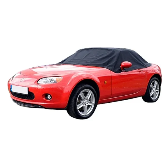 Waterproof Black Soft Top Roof Protector Half Cover Replacement for MAZDA Miata MX5 MK3 MK3.5