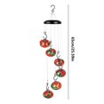 thumbnail image 4 of Charming wind chime hummingbird feeder for outdoor hanging,ant and bee resistant, 4 of 12