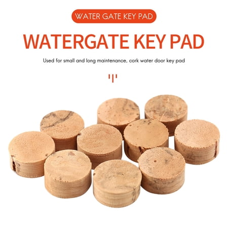 10Pcs Water Key Spit Valve Cork Pad For Trumpet Trombone Repair Accessories Diameter 9Mm Thickness 4Mm