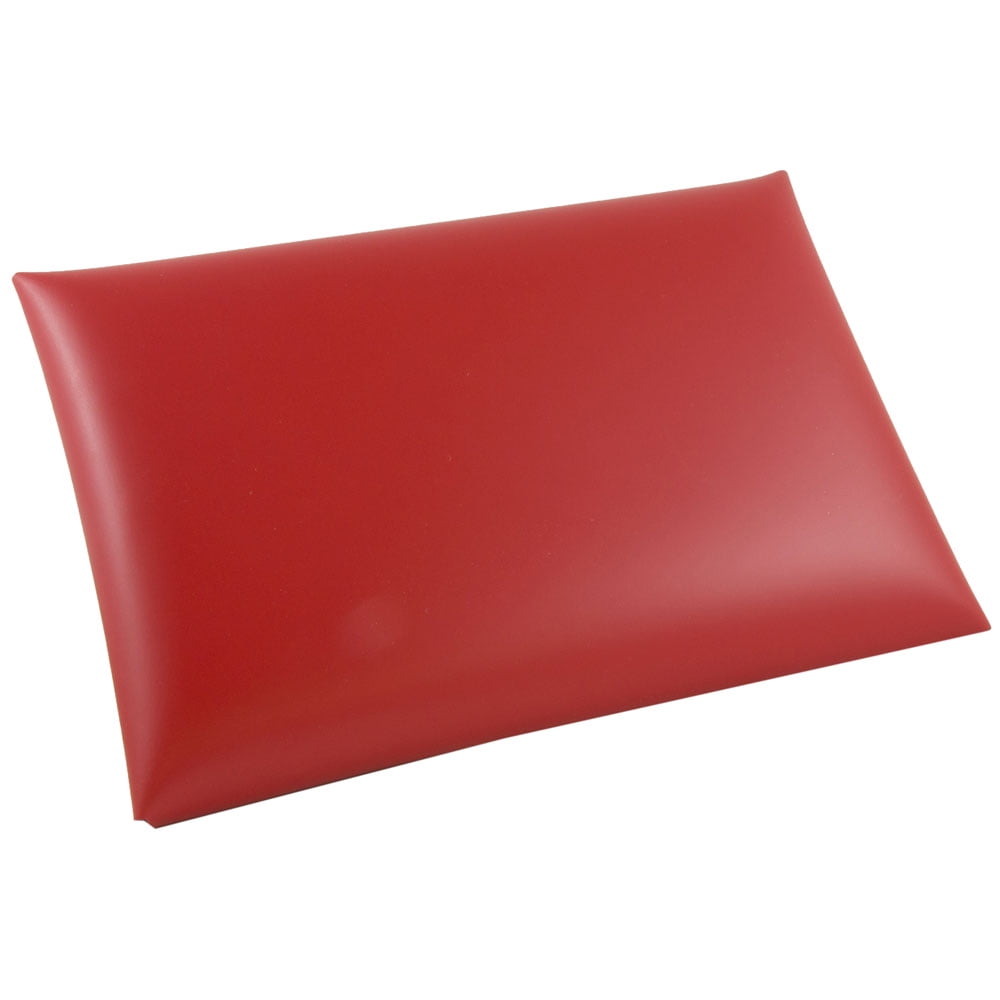 JAM Italian Leather Snap Portfolio, 6.1x9x.75, 1/Pack, Red