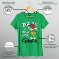 thumbnail image 3 of Junior's Dr. Seuss Christmas Grinch You're a Mean One Portrait  Graphic T-Shirt, 3 of 8