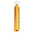thumbnail image 2 of luzhidongm Étui à Cigarette Étui à Cigarette Petite Capacité Porte-Clés Portable Étui à Cigarette Acier Inoxydable 304 Alliage de Titane Aluminium Réservoir de Stockage Étui à Cigarette (Doré), 2 of 5