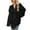 Black, variant on QUYUON Thick Sweaters for Women Cardigan Sweaters Casual Winter Long Sleeve V-Neck Wrap Sweater with Belted Thick Knitted Sweater Jackets Jumper Tops Fall Sweater Outerwear Black L