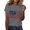 505_Grey, variant on 250th Anniversary of The States Women's T Shirt Round Neck T Shirt with American Flag Design Cotton Top for July 4 Summer 4th of July Tops