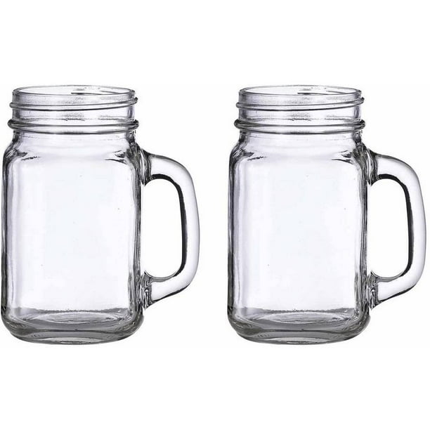 Set of 2 Mason Jar Mugs