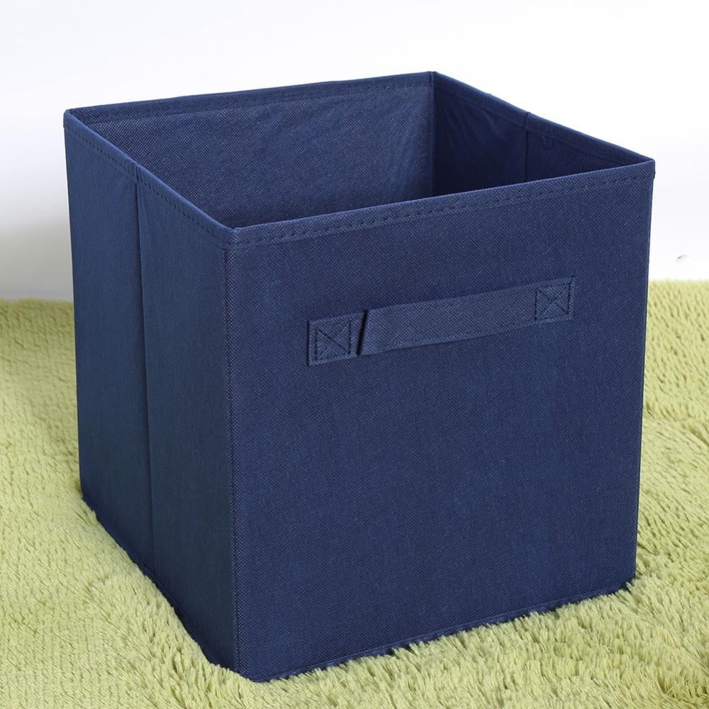 6PCS Home Storage Bins Organizer Fabric Cube Boxes Basket Drawer Container Set 