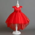 thumbnail image 7 of Godderr Kids Girls Princess Dress,Little Girls Party Wedding Formal Dress,Flower Tail Dress Dress,Toddler Teen Girl Dress Performance Host Dress Flower Girls Dress Dresses for Girls for 4-12Y, 7 of 7