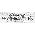 thumbnail image 2 of Sheena Pike Art 18x9 Black Ornate Wood Framed with Double Matting Museum Art Print Titled - Happy Halloween Bats, 2 of 4