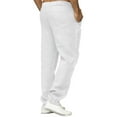 thumbnail image 3 of Eashery Men Pants Casual Relaxed Fit Cargo Pant Stretch Cargo Pant Joggers Pants Man (White,XL), 3 of 5