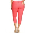 thumbnail image 6 of Women's Jean Looking Jeggings Cotton Blend Capri Length Pull Up Pants, 6 of 7
