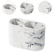 thumbnail image 5 of Accesorios para portacepillos de dientes, 2 compartimentos, multifuncional, para baño Blanco, 5 of 6