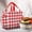 Red, variant on kladzum Solid Color Bento Bag Portable Insulation Bag Thickened Student Lunch Box Bag Lunch Bag Lunch Bag, Lunch Bag