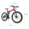 thumbnail image 2 of Bicicleta Plegable De Montaña Centurfit  R26 21 Vel Freno De Disco, 2 of 4