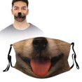 thumbnail image 1 of ONFD Funny Animal Face Reusable Washable With Tiger Cat Dog Monkey Pig Designs For Kids & Adults, 1 of 5