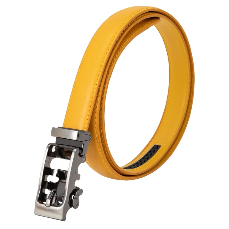 Leather Ratchet Belt for Women, Trim to Fit 18 display picture 2