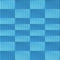 thumbnail image 1 of Ahgly Company Machine Washable Indoor Square Transitional Neon Blue Area Rugs, 8' Square, 1 of 7