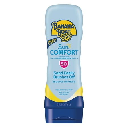 Banana Boat SunComfort Sunscreen Lotion SPF 50, 6 oz