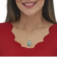 thumbnail image 3 of Genuine Turquoise Sterling Silver Pendant, 3 of 4