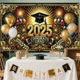 thumbnail image 1 of Danhjin Polyester Background Congrats Grad Backd Grad Backd Graduation Decorations Backd Backdrop, 1 of 6