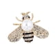 thumbnail image 4 of Broche de , insignia de solapa, alfileres para bufanda, decoración de aleación, broches de joyería con diamantes de imitación para regalos, ropa, Blanco, 4 of 8