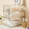 thumbnail image 4 of Houderco Organizador De Escritorio Transparente Con Cajones Para Maquillaje Y Cosméticos, 4 of 8