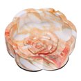 thumbnail image 1 of Cenicero de cerámica Uxcell, cenicero moderno de flores de 5.1 pulgadas para hombres, ceniceros de mesa para regalo, interior, exterior, patio, hogar, bar, oficina, centros comerciales, naranja, 1 of 6