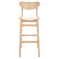 thumbnail image 5 of SAFAVIEH Thaxton Contemporary Bar Stool, Natural, Set of 2 (17.2 in. W x 22.8 in. D x 41.8 in. H), 5 of 12