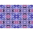 thumbnail image 1 of Ahgly Company Indoor Rectangle Patterned Purple Amethyst Purple Area Rugs, 7' x 10', 1 of 6