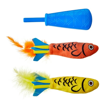 Vibrant Life Sardine Explosion Catnip Interactive Cat Toy Set, 3 Pieces