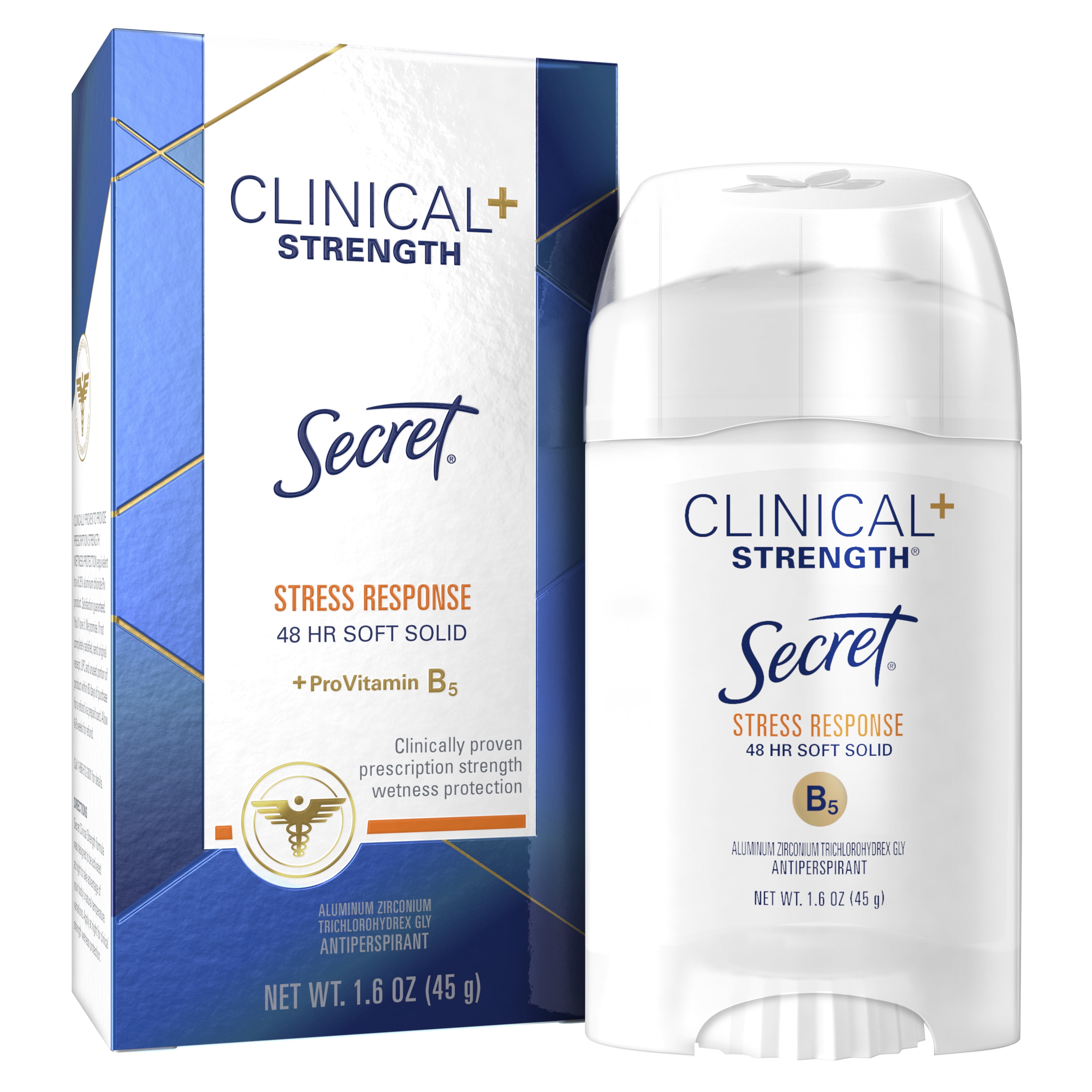 Secret Clinical Strength Antiperspirant Deodorant Soft Solid, Stress