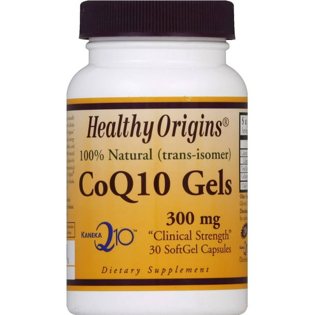 Healthy Origins Coq10 300 Mg Softgel Capsules 30 Ct Walmart Com Walmart Com