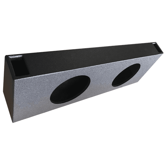 12TKDVS - 12" Dual Vented Universal Truck Enclosure - Tuff Coat Sprayliner Finish