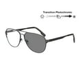 thumbnail image 2 of Photochromic Bifocal Reading Glasses Optical Hyperopia Metal Frame UV400 Sunglasses, 2 of 5