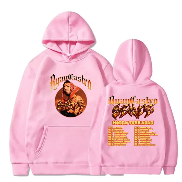 Ryan Castro Sende World Tour 2025 Sudaderas con capucha Merch Mujeres Hombres HipHop Sudaderas de manga larga