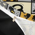 thumbnail image 4 of meiyoeat Black Cat Patchwork Pattern Twin Duvet Cover For Boys,Cute Kitten Print Twin Bedding,Reversible,2-Piece,1 Duvet Cover and 1 Pillowcase, 4 of 6