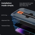 thumbnail image 2 of Protector de pantalla Spigen Glastr EZ FIT Privacy para iPhone 14 Pro Max, 2 of 8
