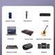thumbnail image 3 of Cable XLR A TRS, Conexión Firme, Señal Estable, Cable XLR TRS De 6,35 Mm, 1 M Para Guitarra, 3 of 7
