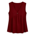 thumbnail image 5 of AGWOLF　Women's Plus Size Tank Tops Loose Fit Square Neck Tunic Blosues Casual Flowy Sleeveless Shirts Boho Beach Outfits Multicolor XXL, 5 of 8