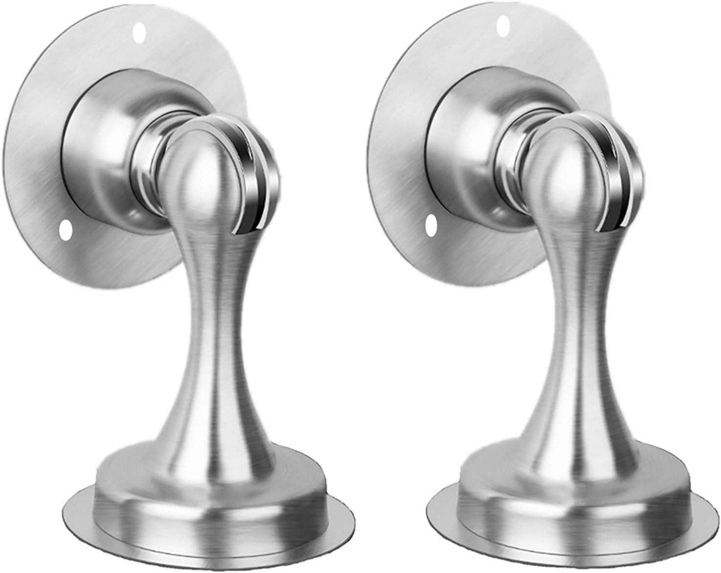 Stainless Steel Mute Magnetic Door Stopper Non Punching Sticker Hidden Door Holders Floor Mounted Nail-Free Door Stops 1Pcs