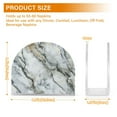 thumbnail image 2 of Ryvnso Acrylic Napkin Holder Table Kitchen Paper Tissue Organization 1 Pack Grey Golden Marble, 2 of 7