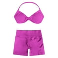 thumbnail image 5 of Afdoent Workout Sets For Women High Elastic Seamless Workout Outfit Neck Sports Bra With Shorts Comfortable Activewear Gym Outfits, 5 of 5