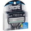 Wilkinson Sword Tech 4 Razor Cartridge Refills, 4 count