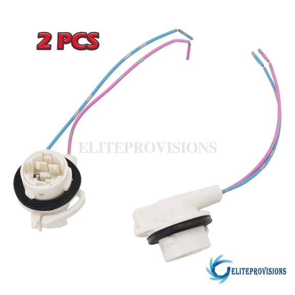 For Chevrolet Silverado GMC Sierra Light Bulbs Socket 2 Wire Harness 3157 3156