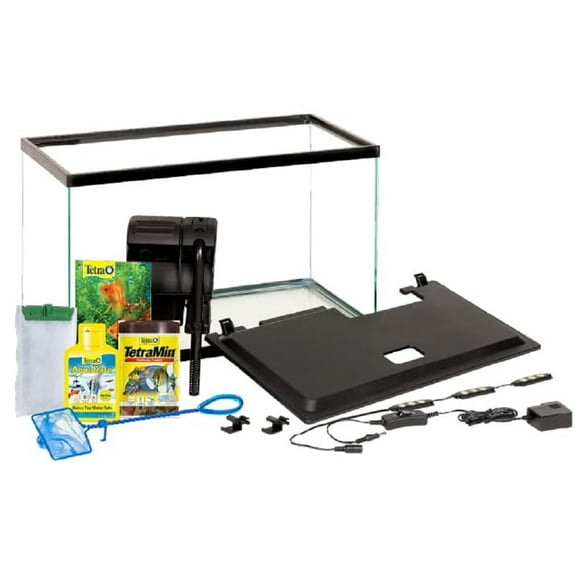 Kit completo de pecera tropical Aquarium Tetra de 10 galones