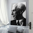 thumbnail image 3 of British Nobel Laureates Bertrand Russell Black And White Celebs Poster Poster Decorative Painting Canvas Wall Art Living Room Posters Bedroom Painting 16x24inch(40x60cm), 3 of 6