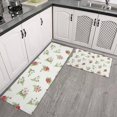 thumbnail image 2 of Pioneer Flower Floral Print Pattern Kitchen Rugs Sets Of 2, Anti Fatigue Non Slip Washable Floor Mats for Kitchen Sink Laundry, 17X30 Inch + 17X47 Inch, 2 of 6